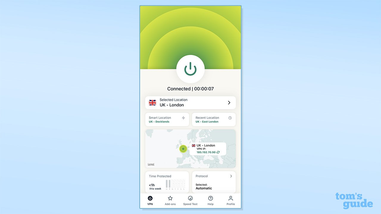 ExpressVPN App Interface